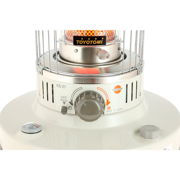 Estufa a Kerosene Mecha 2,9 kW KS-27 White